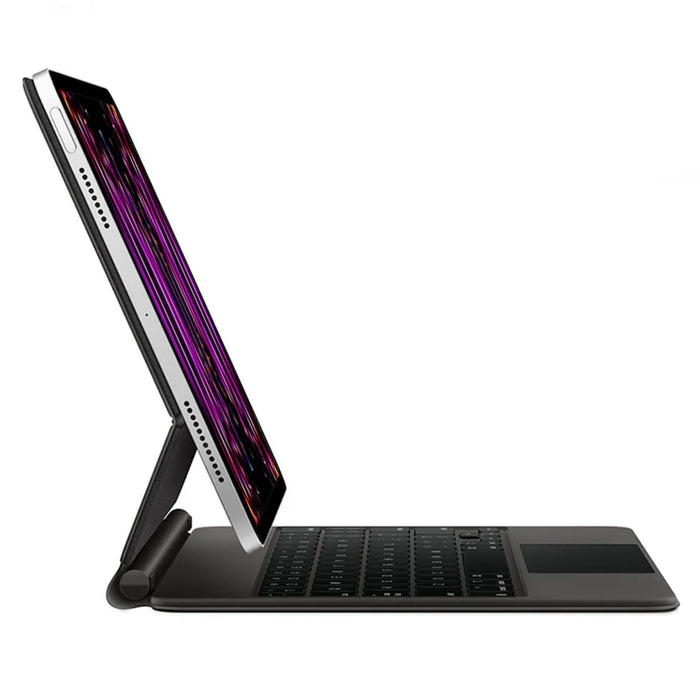 For iPad Pro 12.9 (2020) / (2021) / (2022) Magnetic Floating Bluetooth-compatible Keyboard + Leather Tablet Case - 3