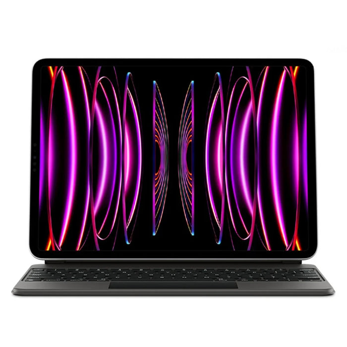 For iPad Pro 12.9 (2020) / (2021) / (2022) Magnetic Floating Bluetooth-compatible Keyboard + Leather Tablet Case - 4