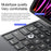 For iPad Pro 12.9 (2020) / (2021) / (2022) Magnetic Floating Bluetooth-compatible Keyboard + Leather Tablet Case - 5