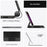 For iPad Pro 12.9 (2020) / (2021) / (2022) Magnetic Floating Bluetooth-compatible Keyboard + Leather Tablet Case - 6