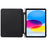Shockproof Leather Case for iPad (2025) / 10.9 (2022) Anti-Drop Protective Case Transparent V-Fold Stand Tablet Cover with Pencil Slot - Black - 3