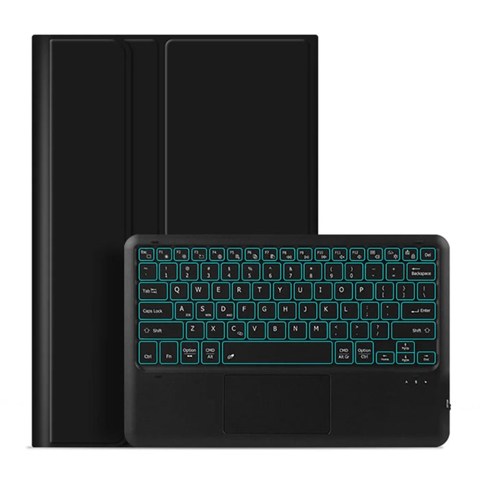 For Lenovo Tab P11 Gen 2 Backlight Touchpad Bluetooth-compatible Keyboard with Pen Slot Leather Tablet Case - 2