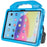 For iPad Air 11 (2026) / (2025) / (2024) Foldable Thumb Kickstand EVA Tablet Case Fall Protection Cover with Handle - Blue - 2