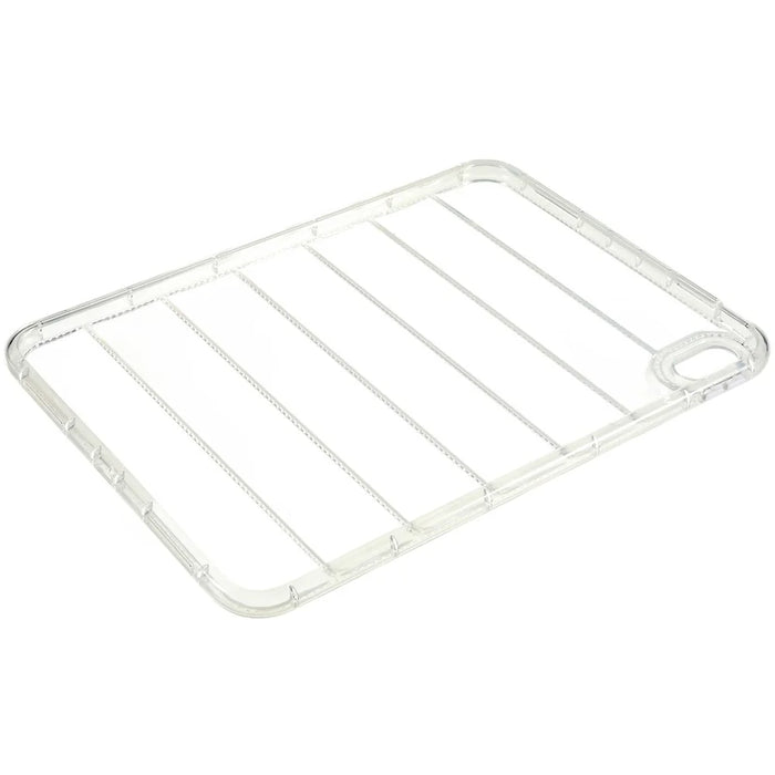 For iPad (2025) / 10.9 (2022) Down Jacket Design Slim Phone Case Anti-Drop Soft TPU Tablet Cover - Transparent - 6