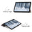 For Nokia T21 Trifold Stand Sleep / Wake Tablet Cover Pattern Printing PU Leather Folio Protective Case - Graffiti - 4