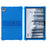 For Nokia T21 Soft Silicone Drop Protective Tablet Case PC Kickstand Shockproof Tablet Cover - Dark Blue - 1
