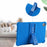 For Nokia T21 Soft Silicone Drop Protective Tablet Case PC Kickstand Shockproof Tablet Cover - Dark Blue - 5