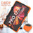 For iPad Pro 12.9 (2022) / (2021) / (2020) / (2018) Protective Case Anti-Fall PC + Silicone Case Scratch-Proof Kickstand Tablet Cover - Orange - 4