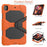 For iPad Pro 12.9 (2022) / (2021) / (2020) / (2018) Protective Case Anti-Fall PC + Silicone Case Scratch-Proof Kickstand Tablet Cover - Orange - 5