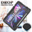 For iPad Pro 11 (2022) / (2021) / (2020) / (2018)  /  Air (2022) / (2020) Protective Case Anti-Drop PC + Silicone Case Scratch-Proof Kickstand Tablet Cover - Black - 4