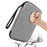 For iPad 9.7-11inch Tablet Bag Dual Zipper Portable EVA Carrying Case Splashproof Protective Pouch - 4