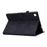 For Lenovo Tab M10 Plus TB-X606F Butterfly Flower Pattern Imprinted PU Leather Folio Case Stitching Line Card Holder Stand Smart Tablet Cover - Black - 4