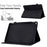 For Amazon Fire HD 8 (2020) Butterfly Flower Pattern Imprinted PU Leather Folio Flip Shell Stitching Line Stand Card Holder Tablet Cover with Auto Wake / Sleep Feature - Black - 6