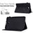 For Samsung Galaxy Tab A 10.1 (2016) T580 / T585 Shockproof Tablet Cover PU Leather Butterfly Flower Pattern Imprinted Protective Stand Case Card Holder - Black - 7