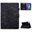 For iPad Air 11 (2026) / (2025) / (2024) / Air (2020) / (2022) / iPad Pro 11 (2022) / (2021) / (2020) / (2018) Leather Case Butterfly Flower Pattern Stand - Black - 1