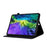 For iPad Air 11 (2026) / (2025) / (2024) / Air (2020) / (2022) / iPad Pro 11 (2022) / (2021) / (2020) / (2018) Leather Case Butterfly Flower Pattern Stand - Black - 3