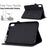Shockproof Leather Case for iPad mini (2024) / mini (2021) Butterfly Flower Pattern Imprinted Stitching Anti-Scratch Tablet Cover with Card Holder, Stand - Black - 6