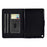 For Amazon Fire HD 8 (2022) Cowhide Texture PU Leather Tablet Case Card Holder Magnetic Clasp Cover with Foldable Stand - Grey - 2