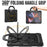 For iPad Pro 12.9 (2018) / (2020) / (2021) / (2022) 360-Degree Rotating Kickstand Tablet Case Anti-drop PC + Silicone Protective Cover with Shoulder Strap - Black - 3
