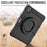 For iPad Pro 12.9 (2018) / (2020) / (2021) / (2022) 360-Degree Rotating Kickstand Tablet Case Anti-drop PC + Silicone Protective Cover with Shoulder Strap - Black - 4