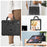 For iPad Pro 12.9 (2018) / (2020) / (2021) / (2022) 360-Degree Rotating Kickstand Tablet Case Anti-drop PC + Silicone Protective Cover with Shoulder Strap - Black - 7