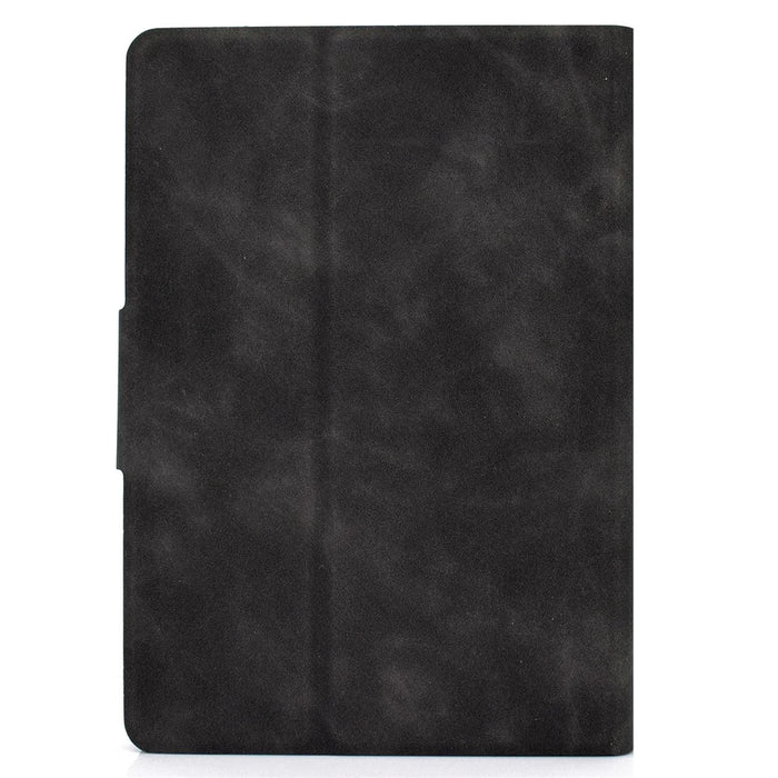 For Amazon Kindle Youth Edition 2022 Folio Stand PU Leather Cowhide Texture Tablet Case Card Holder Magnetic Cover - Grey - 3