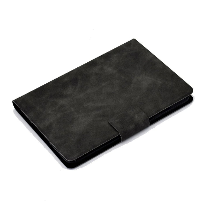 For Amazon Kindle Youth Edition 2022 Folio Stand PU Leather Cowhide Texture Tablet Case Card Holder Magnetic Cover - Grey - 7