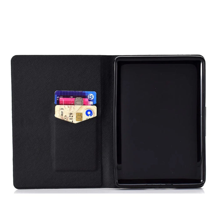 For Amazon Kindle Youth Edition 2022 Pattern Printing Flip Tablet Case PU Leather Card Holder Stand Magnetic Cover - Elephant - 4