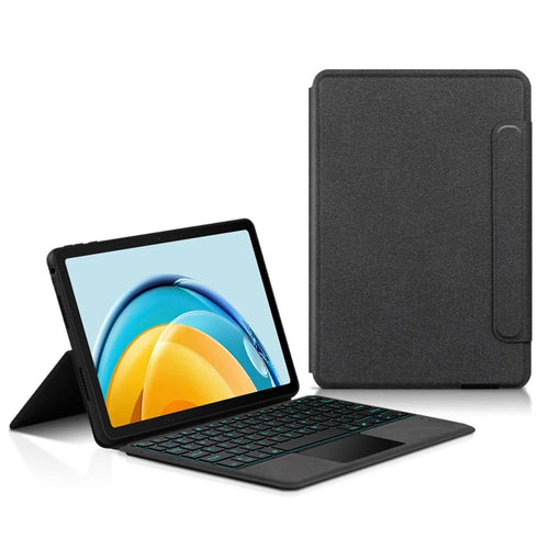 For Huawei MatePad SE 10.4-inch Leather Case + Touchpad Bluetooth-compatible Keyboard with Backlit - 1