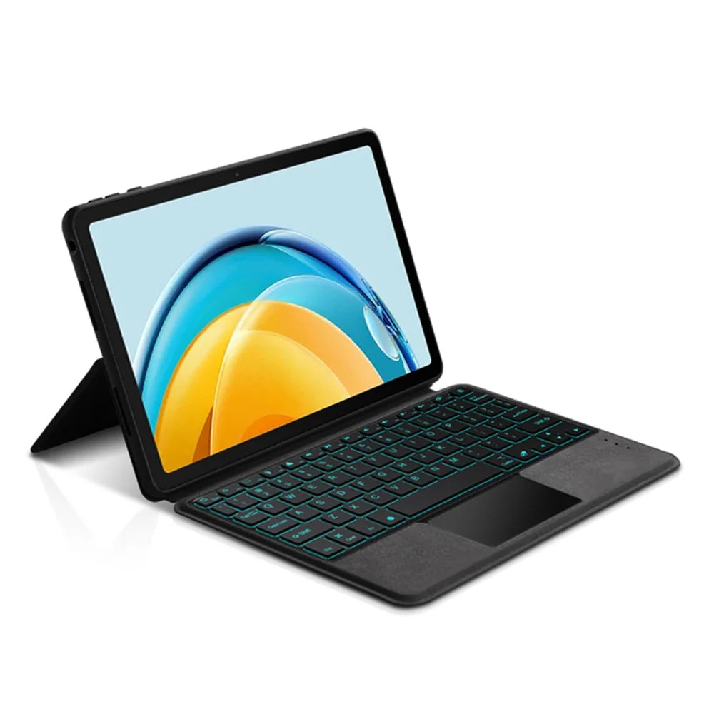 For Huawei MatePad SE 10.4-inch Leather Case + Touchpad Bluetooth-compatible Keyboard with Backlit - 6