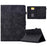 Microfiber Leather Case for Universal 7-inch Tablet, Tower Bike Butterfly Pattern Imprinted Shell Stand Smart Card Holder Protective Tablet Cover - Black - 1