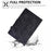 Microfiber Leather Case for Universal 7-inch Tablet, Tower Bike Butterfly Pattern Imprinted Shell Stand Smart Card Holder Protective Tablet Cover - Black - 7