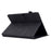 Tower Bike Butterfly Pattern Imprinted Cover for 8-inch Tablet, Microfiber Leather Stand Smart Protective Tablet Case with Card Holder - Black - 4