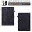 Tower Bike Butterfly Pattern Imprinted Cover for 8-inch Tablet, Microfiber Leather Stand Smart Protective Tablet Case with Card Holder - Black - 5