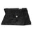 For Amazon Kindle Scribe (2024) / (2022) / Kindle Scribe Solid Color Tablet Case Textured Surface Anti-Scratch Magnetic Absorption Tablet Cover with 360-degree Rotary Kickstand - Black - 4