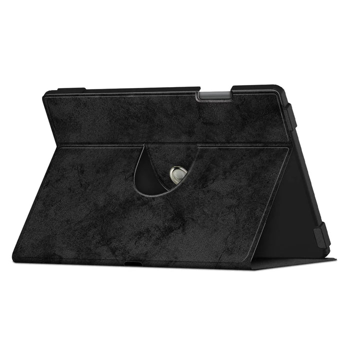 For Amazon Kindle Scribe (2024) / (2022) / Kindle Scribe Solid Color Tablet Case Textured Surface Anti-Scratch Magnetic Absorption Tablet Cover with 360-degree Rotary Kickstand - Black - 4