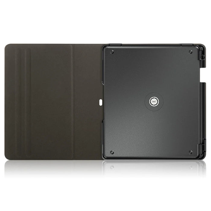 For Amazon Kindle Scribe (2024) / (2022) / Kindle Scribe Solid Color Tablet Case Textured Surface Anti-Scratch Magnetic Absorption Tablet Cover with 360-degree Rotary Kickstand - Black - 5
