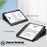 For Amazon Kindle Scribe (2024) / (2022) / Kindle Scribe Solid Color Tablet Case Textured Surface Anti-Scratch Magnetic Absorption Tablet Cover with 360-degree Rotary Kickstand - Black - 7