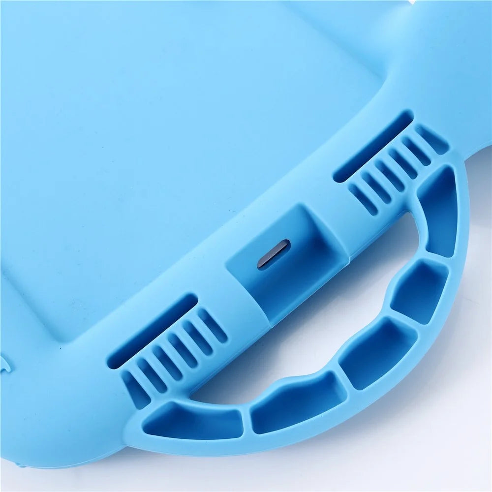 For iPad (2025) / 10.9 (2022) / Pro 11 (2022) / (2020) / (2021) / (2018) / Air (2020) / Air (2022) Silicone Tablet Case Stand Cover - Blue - 7