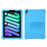 For iPad mini (2024) / mini (2021) Kickstand Design Anti-Drop Tablet Case Anti-Scratch Silicone Protective Cover - Sky Blue - 1