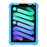 For iPad mini (2024) / mini (2021) Kickstand Design Anti-Drop Tablet Case Anti-Scratch Silicone Protective Cover - Sky Blue - 3