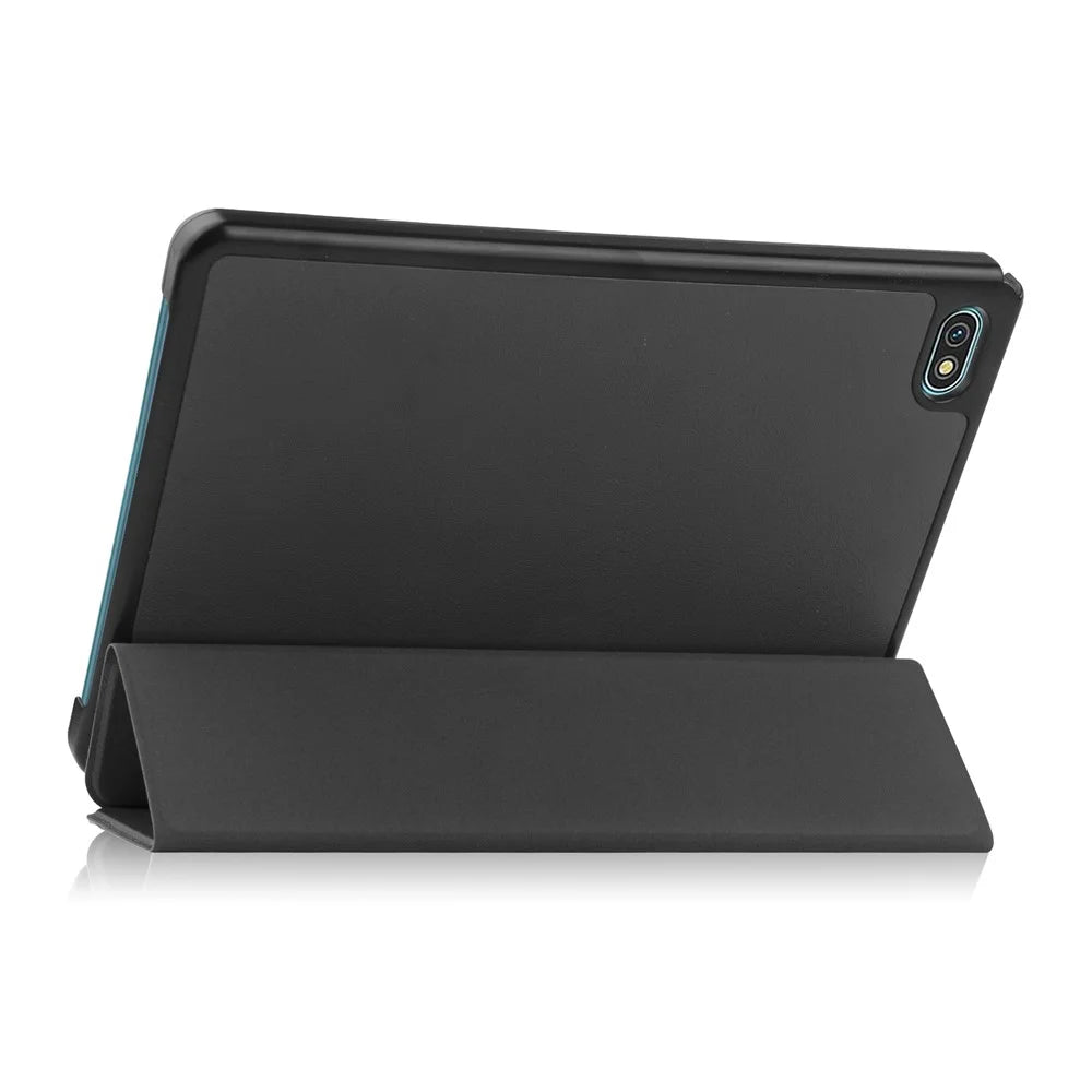 For Blackview Oscal Pad 10 Tri-fold PU Leather Tablet Case Stand Auto Wake / Sleep Anti-scratch Tablet Cover - Black - 6