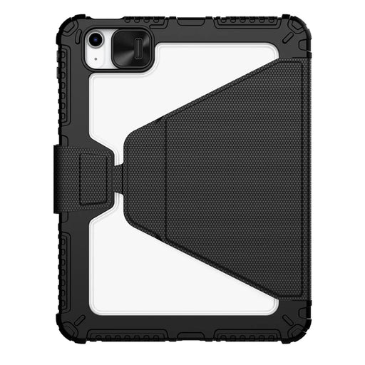 NILLKIN Bumper Leather Case Pro for iPad (2025) / 10.9 (2022) Detachable PU Leather Tablet Case Stand Cover - Black - 2