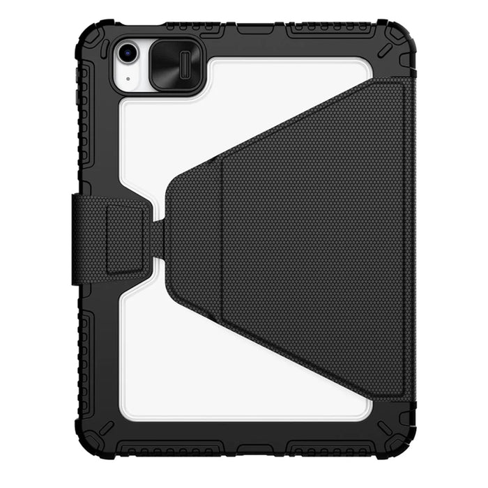 NILLKIN Bumper Leather Case Pro for iPad (2025) / 10.9 (2022) Detachable PU Leather Tablet Case Stand Cover - Black - 2