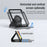 NILLKIN Bumper Leather Case Pro for iPad (2025) / 10.9 (2022) Detachable PU Leather Tablet Case Stand Cover - Black - 5