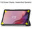 For Lenovo Tab M9 TB-310FU Anti-scratch PU Leather Tablet Case Tri-fold Stand Protective Cover - Black - 4