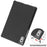 For Lenovo Tab M9 TB-310FU Anti-scratch PU Leather Tablet Case Tri-fold Stand Protective Cover - Black - 6