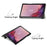 Tri-fold Stand Tablet Case for Lenovo Tab M9 TB-310FU Pattern Printing PU Leather + PC Protective Cover - Cat - 3