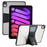 Transparent TPU + Acrylic Tablet Case for iPad mini (2024) / mini (2021) Leather Kickstand Anti-Drop Tablet Cover - 1