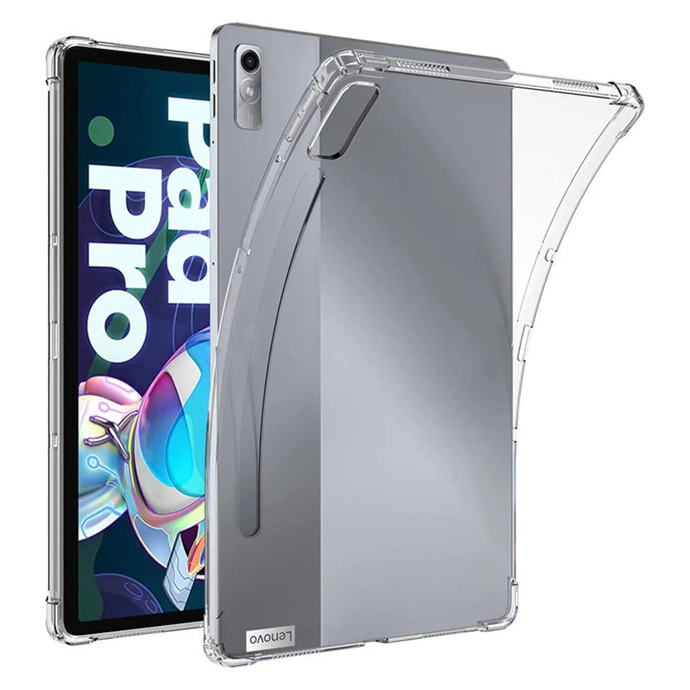 TPU Tablet Case For Lenovo Tab P11 Pro Gen 2 , Lightweght Anti-fall Reinforced Corners Transparent Tablet Cover - 1